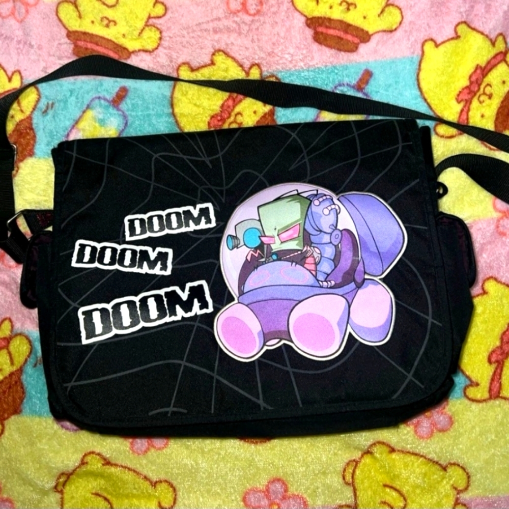 Vintage Invader Zim Messenger Bag